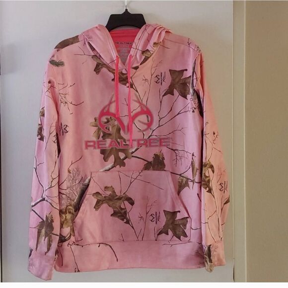 - Real Tree Pink Camo Large Hoodie - Picture 7 of 7